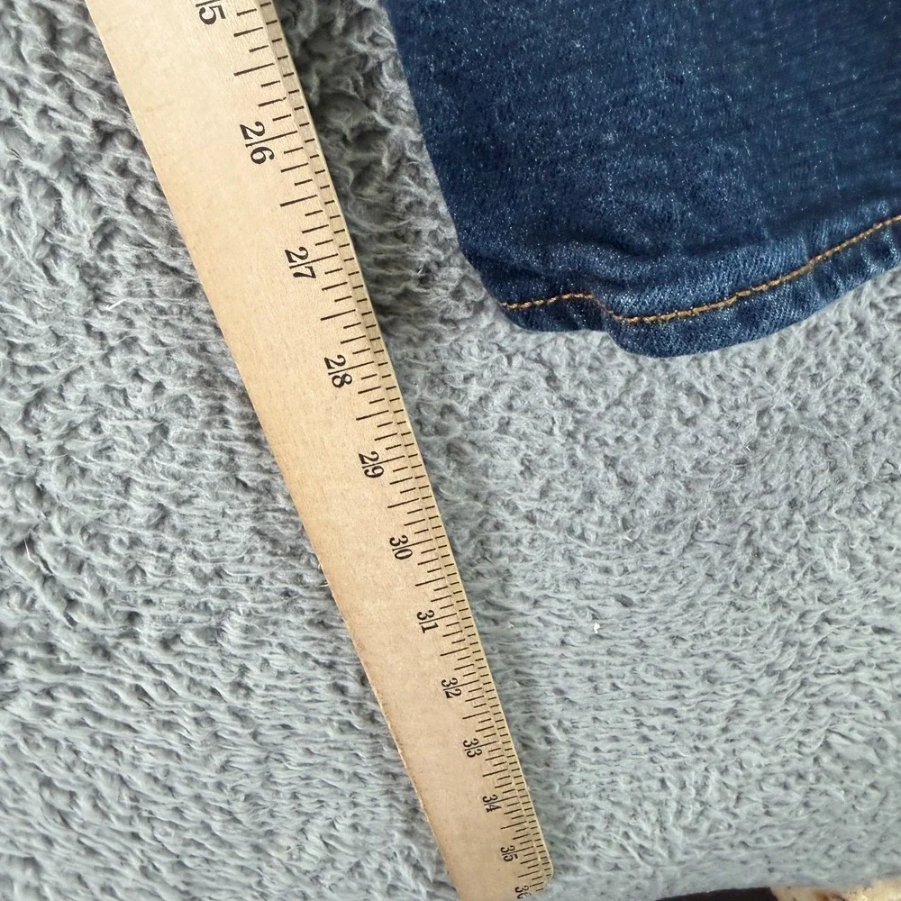 Old Navy Built-In Flex Jeans 36x28 Blue Cotton Denim Straight Slim Fit Stretch